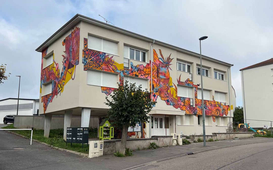 Fresque de Runs à Jarville