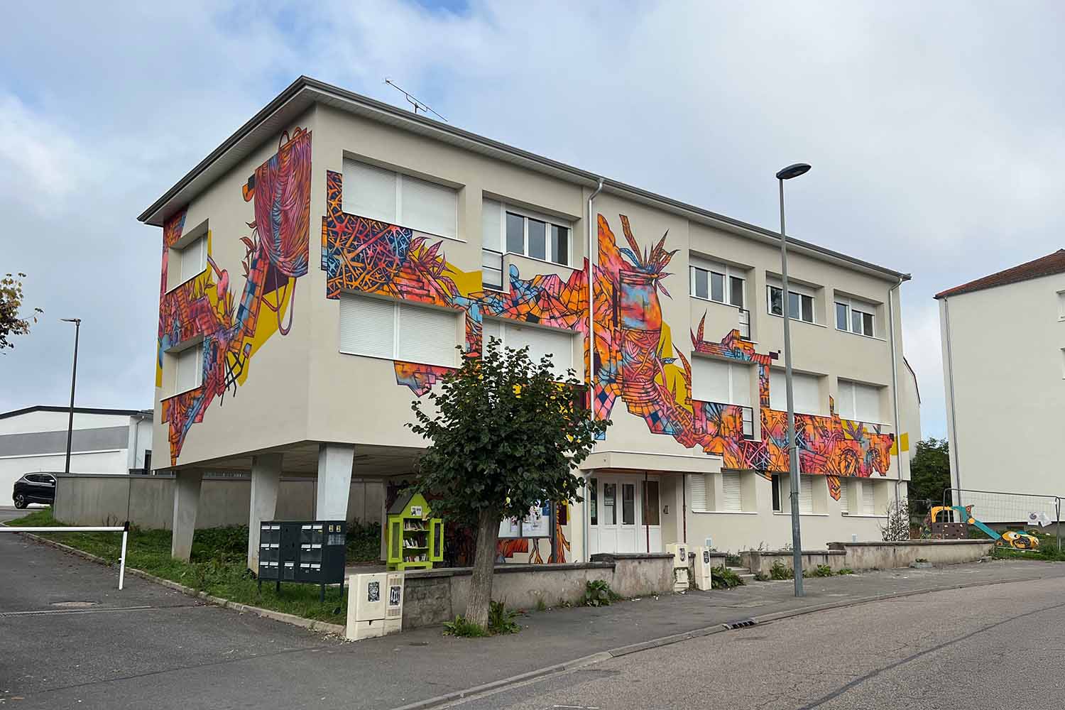 Fresque de Runs à Jarville