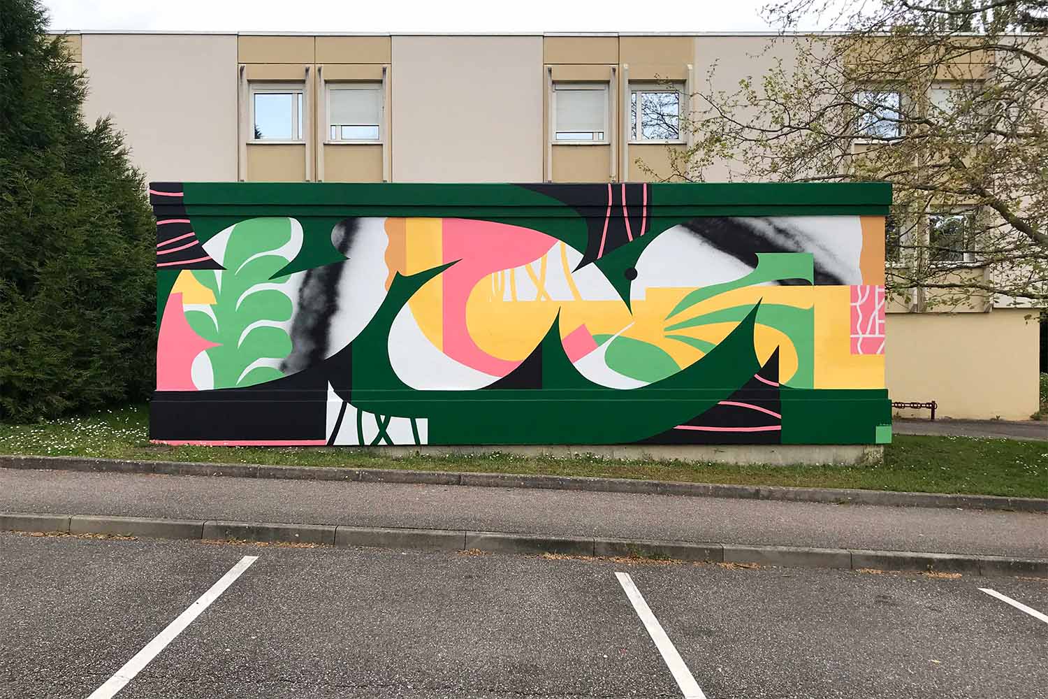 Fresque de GoddoG à Laxou