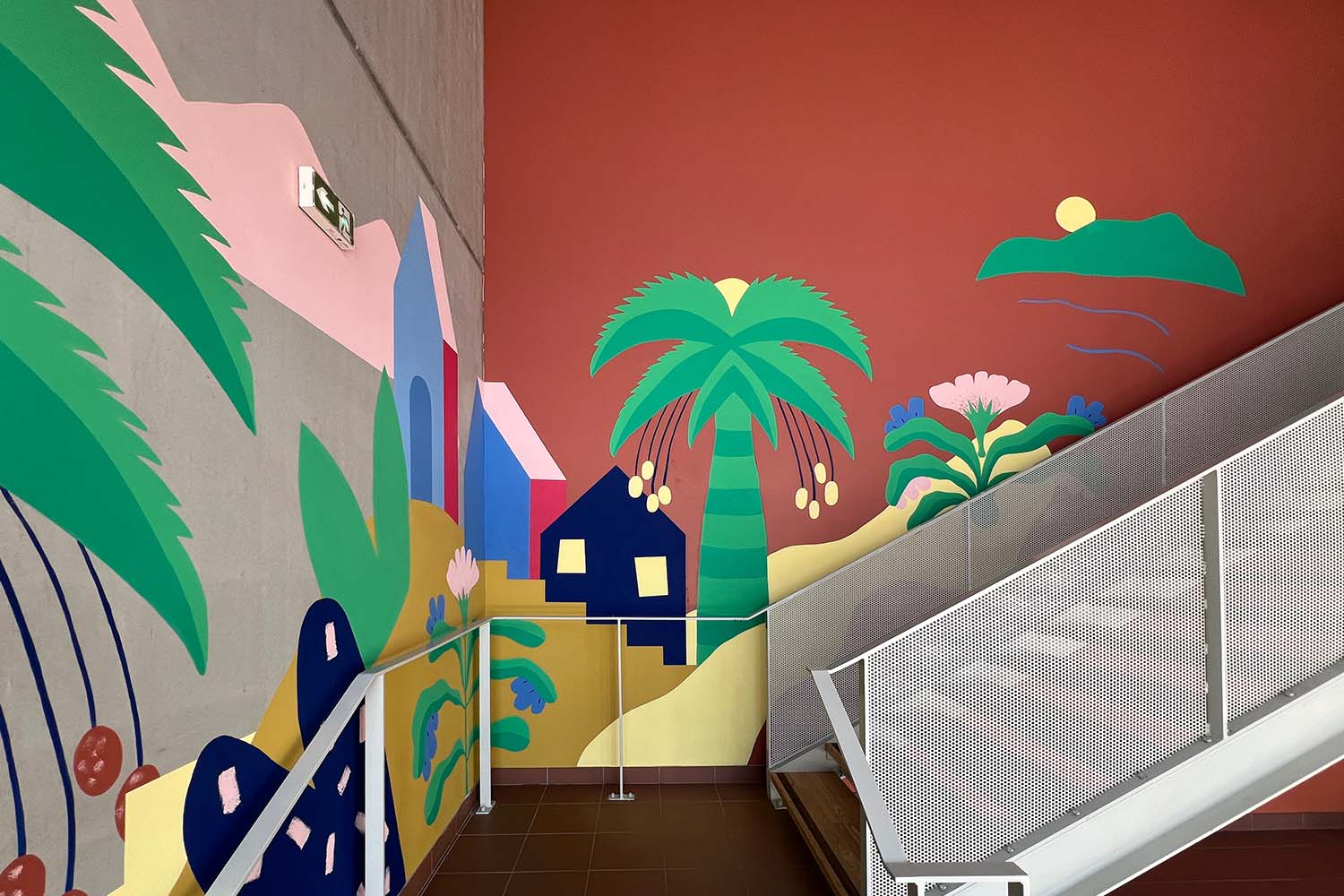 Fresque de Laureline Lecossois à Jarville