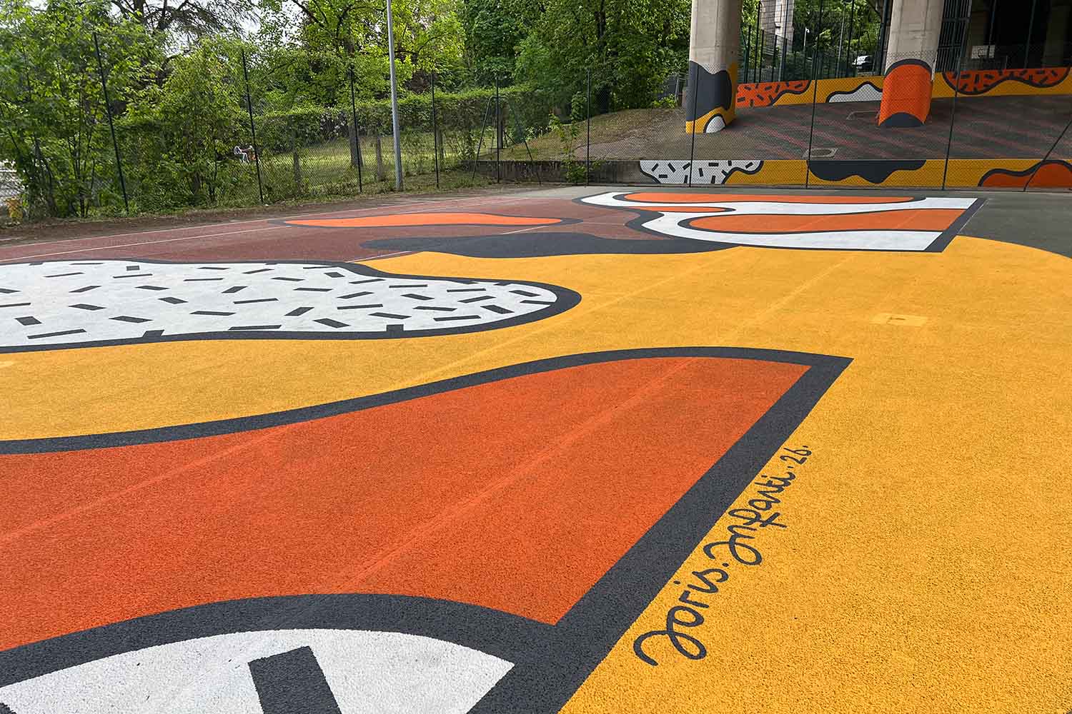 Fresque de Joris Infanti à Maxéville